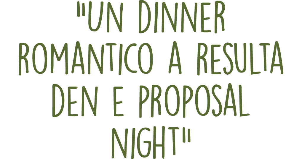  Un dinner romantico a resulta den e proposal night 