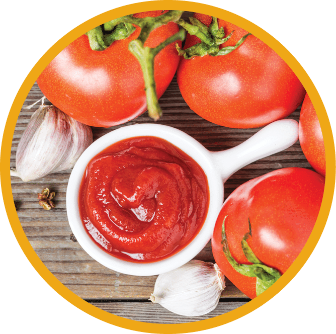 The board's tomato sauce