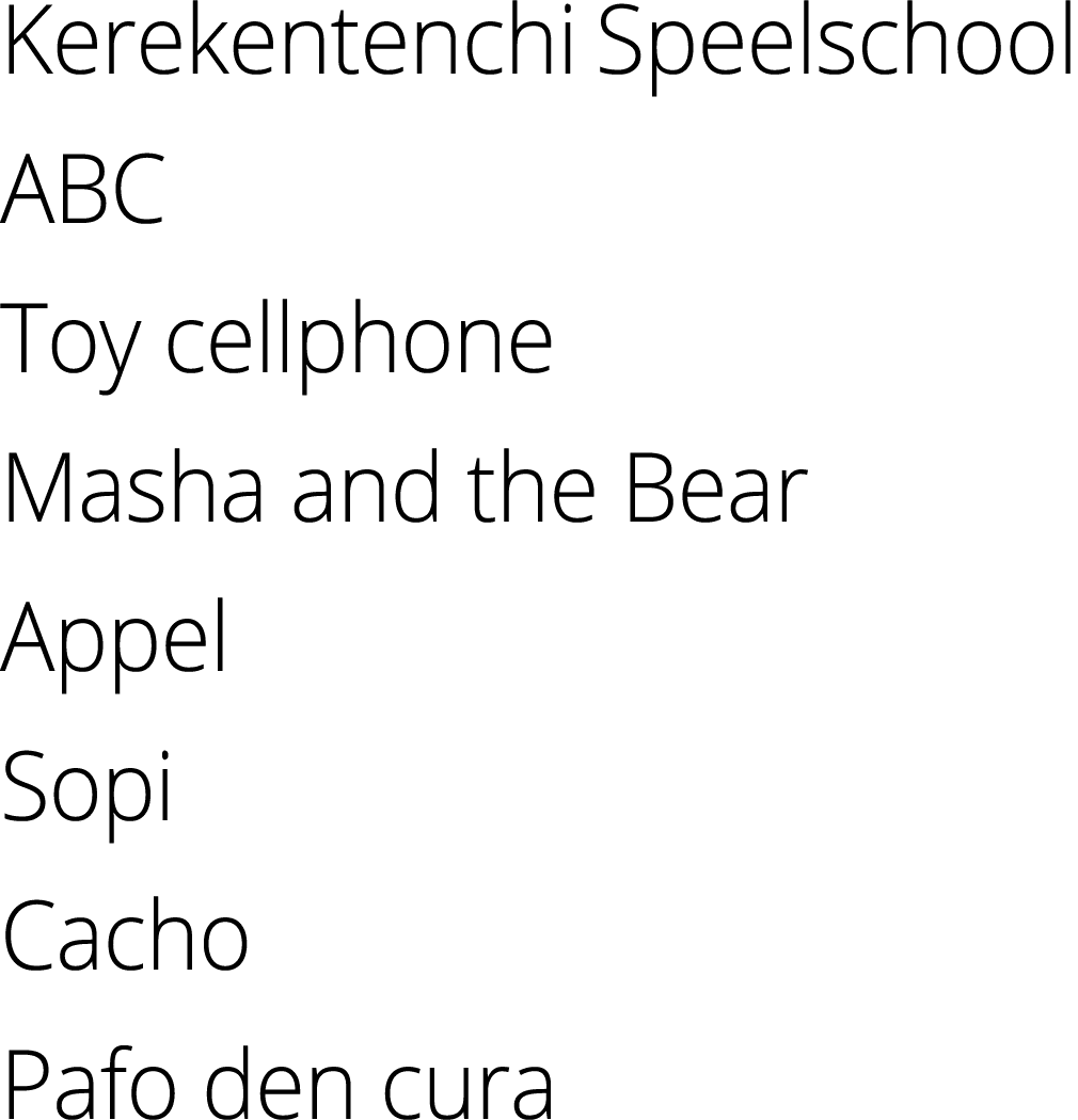 Kerekentenchi Speelschool ABC Toy cellphone Masha and the Bear Appel Sopi Cacho Pafo den cura 