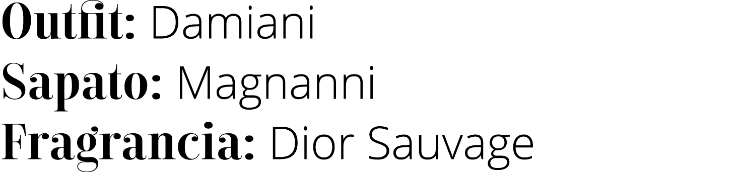 Outfit: Damiani Sapato: Magnanni Fragrancia: Dior Sauvage