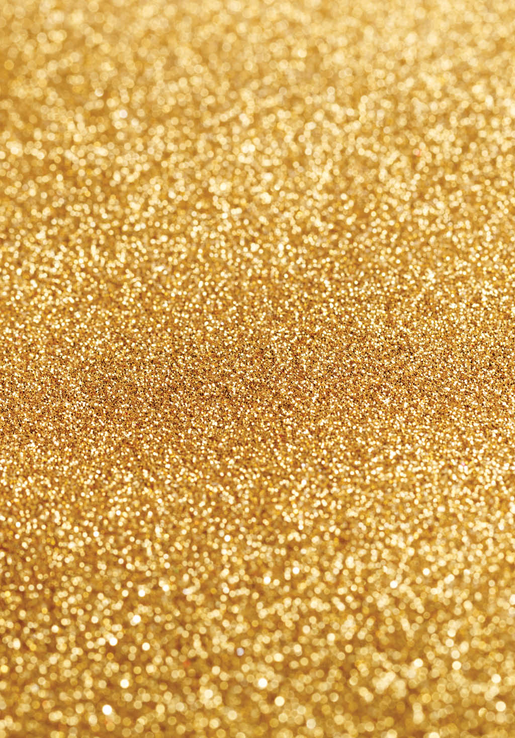 Abstract bokeh background with shining gold glitters.