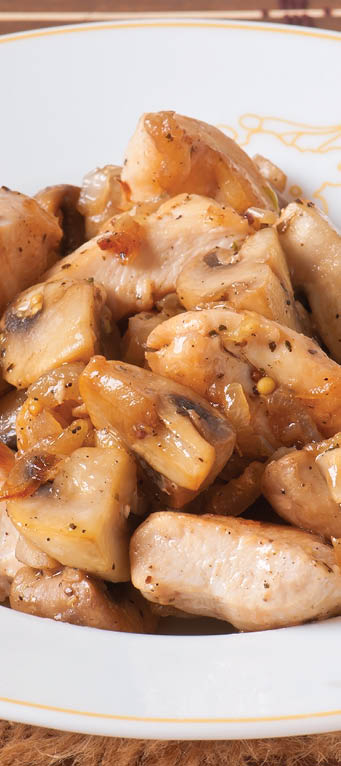 sauteed chicken with mushrooms