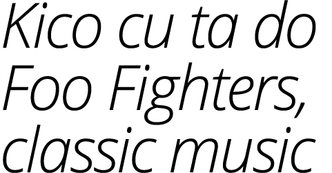 Kico cu ta do Foo Fighters, classic music