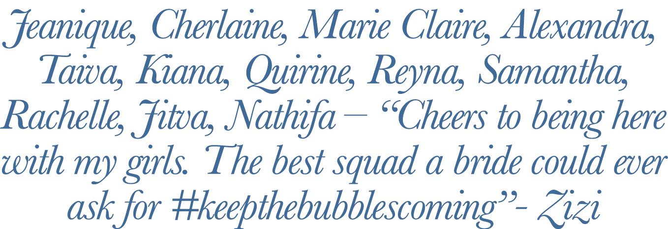 Jeanique, Cherlaine, Marie Claire, Alexandra, Taiva, Kiana, Quirine, Reyna, Samantha, Rachelle, Jitva, Nathifa – “Che...