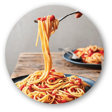 red pepper and anchovy spaghetti