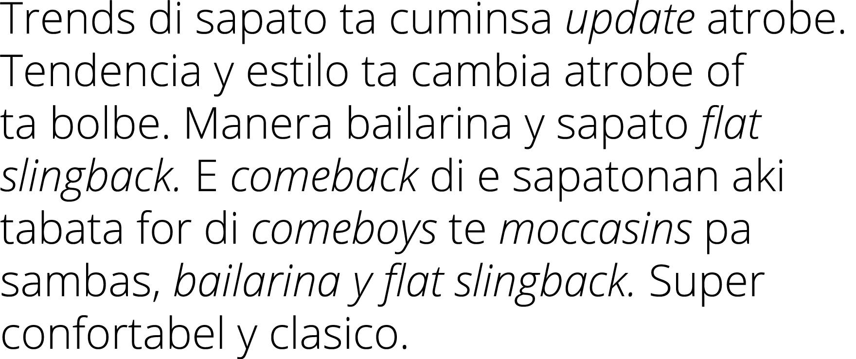 Trends di sapato ta cuminsa update atrobe  Tendencia y estilo ta cambia atrobe of ta bolbe  Manera bailarina y sapato   