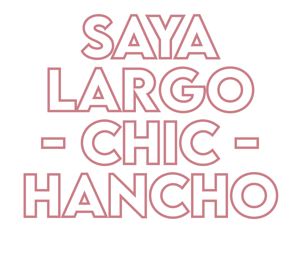 SAYA LARGO - chic - HANCHO 