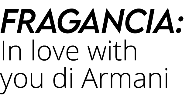 Fragancia: In love with you di Armani