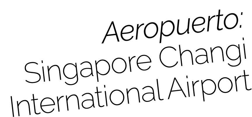 Aeropuerto: Singapore Changi International Airport 