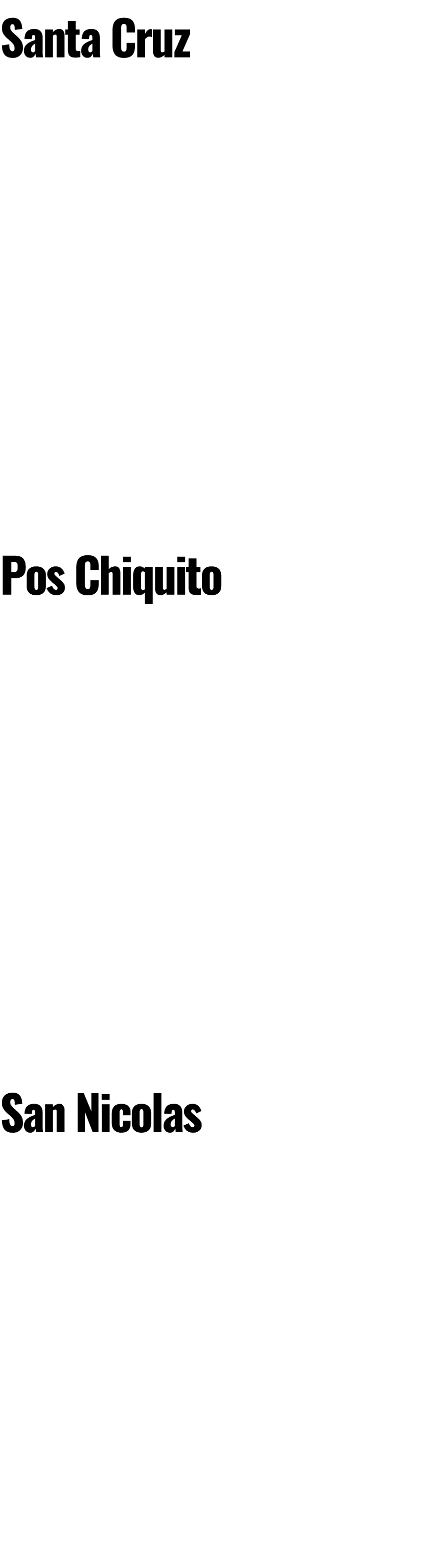 Santa Cruz Santa Cruz 52D Tel: +(297) 5858290 Mon: 7:00AM   11:00AM Tue: 7:00AM   11:00AM Wed: 7:00AM   11:00AM Thu:    