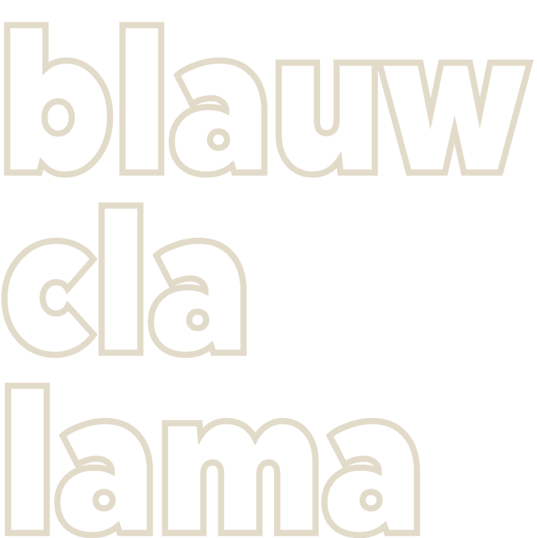 blauw cla lama 