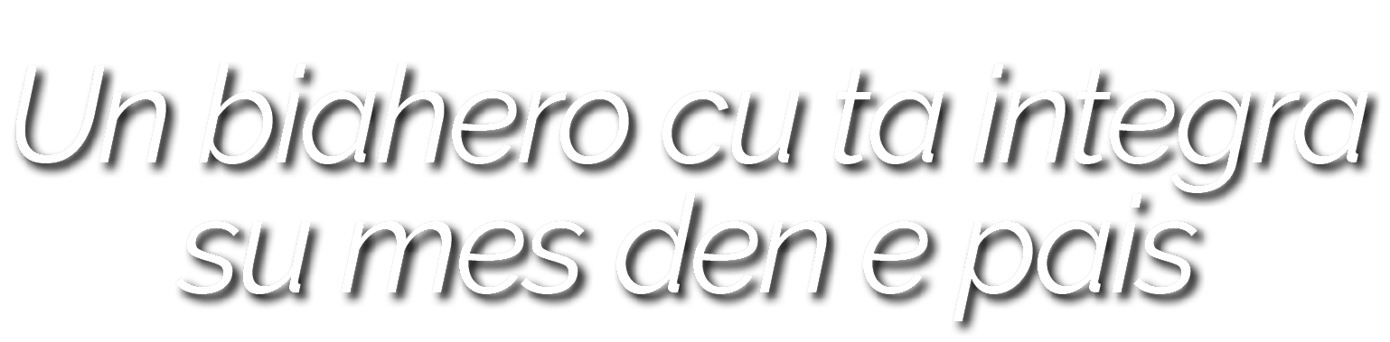Un biahero cu ta integra su mes den e pais