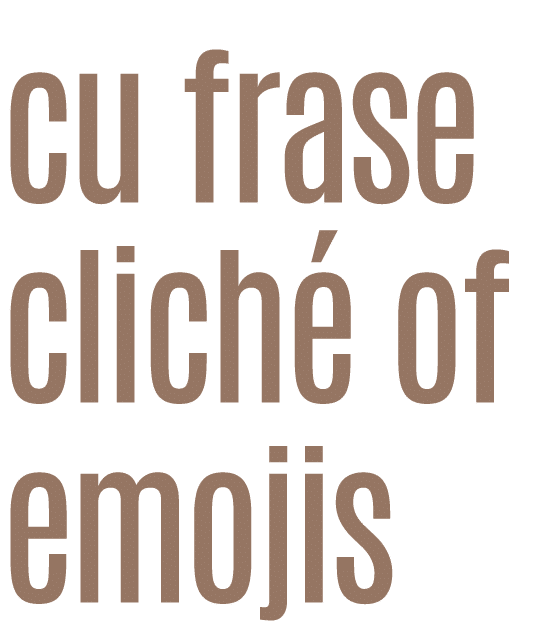 cu frase cliché of emojis