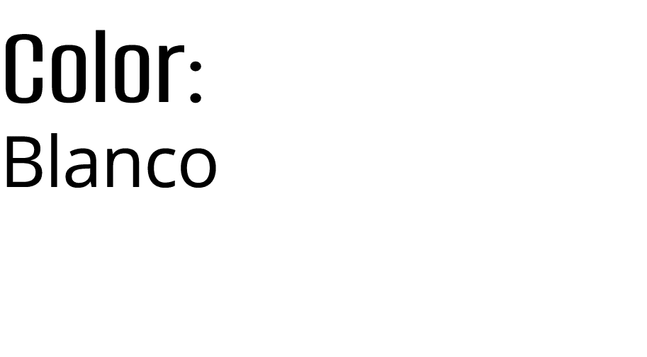 Color: Blanco 
