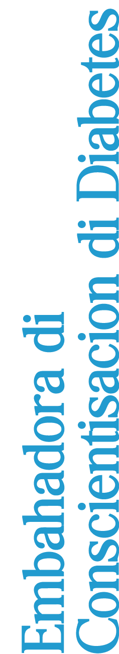 Embahadora di Conscientisacion di Diabetes 