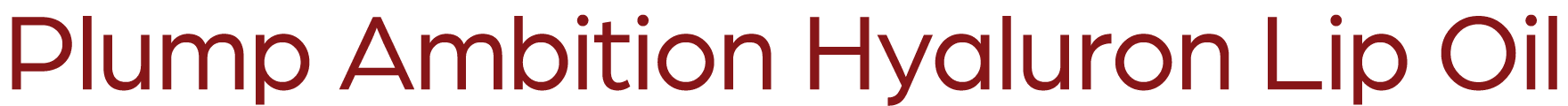 Plump Ambition Hyaluron Lip Oil
