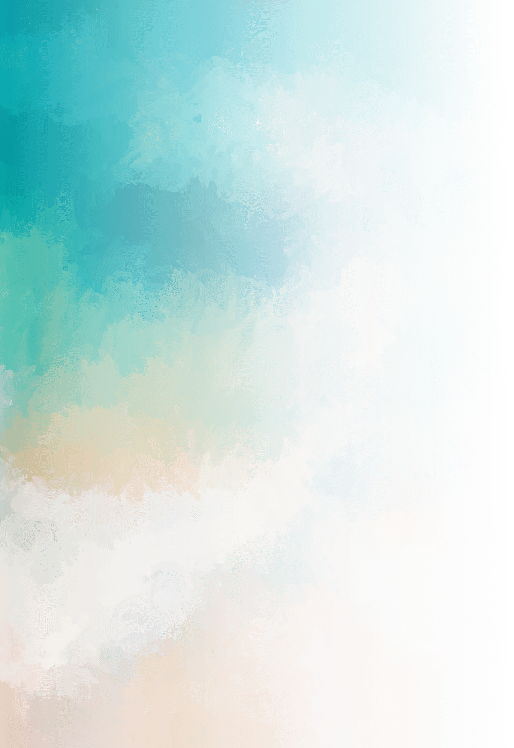 Abstract hand painted beach themed design background 