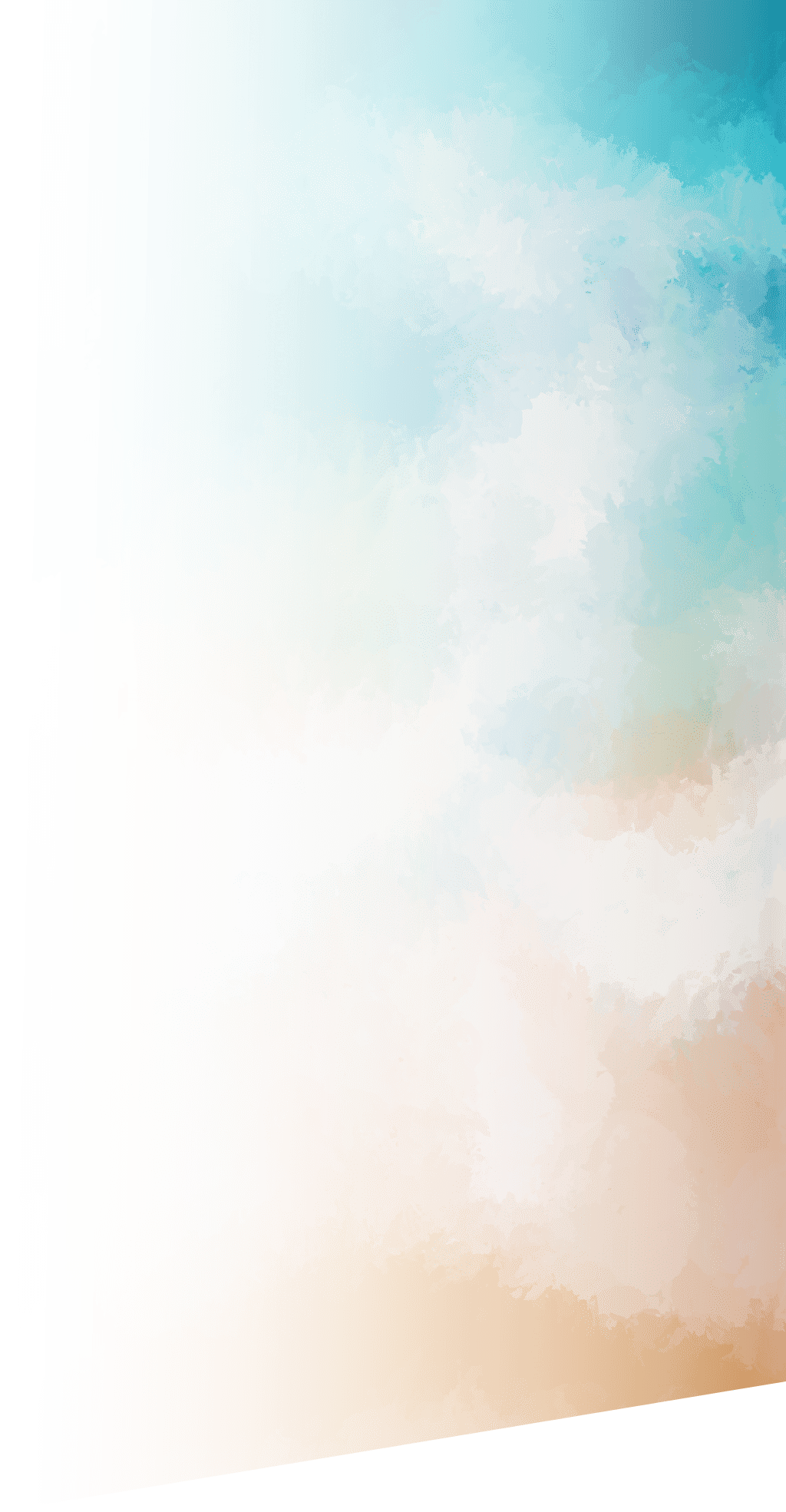 Abstract hand painted beach themed design background 