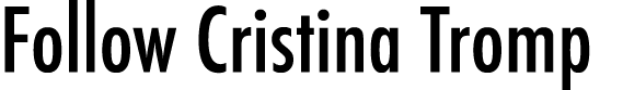 Follow Cristina Tromp 