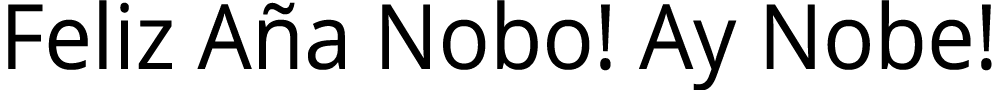Feliz Aña Nobo  Ay Nobe  