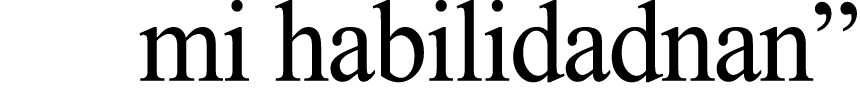 mi habilidadnan”