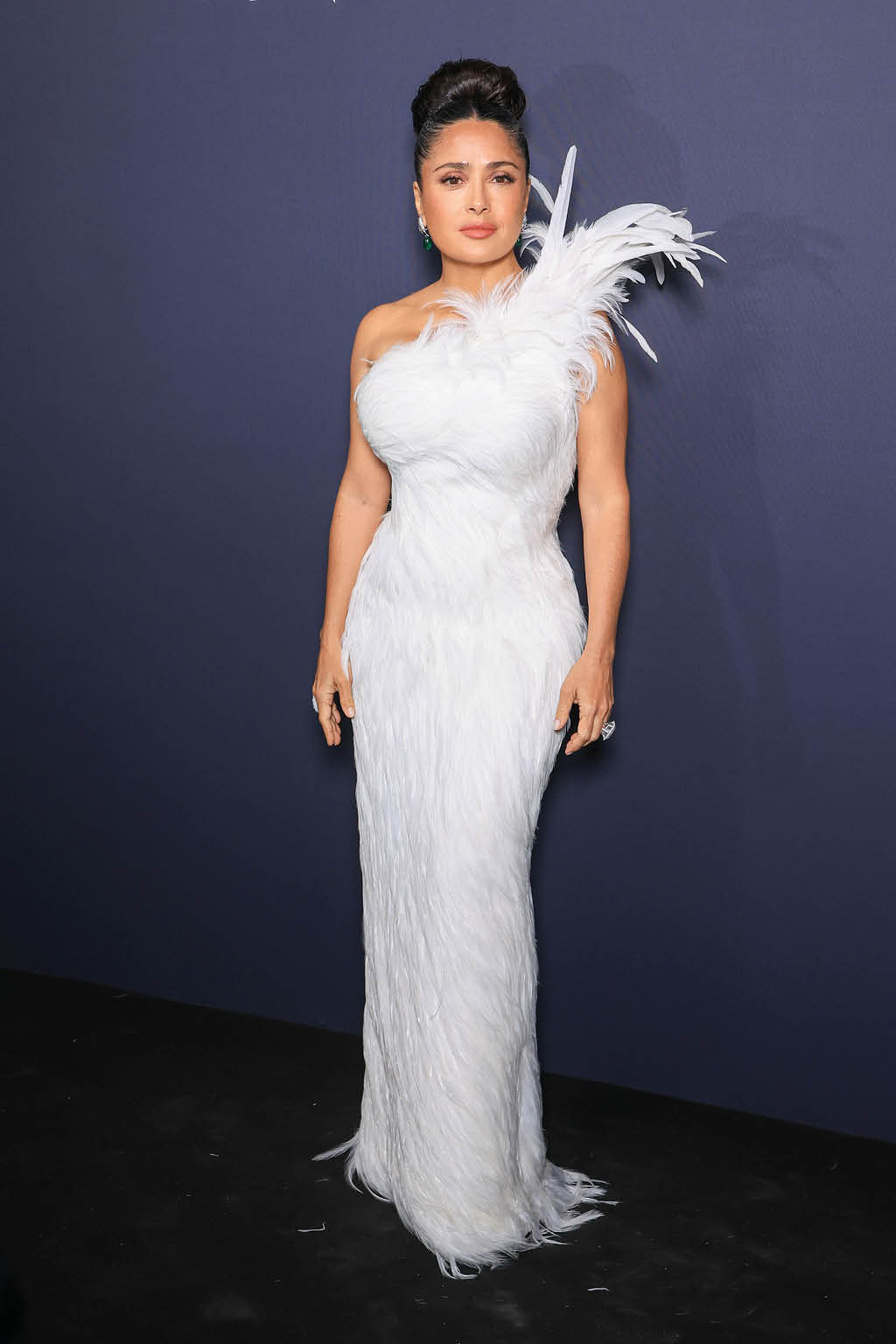 CANNES, FRANCE - MAY 17: Salma Hayek attends the 2026 Kering Women in Motion Awards during the 79th annual Cannes Film Festival at Place de la Castre on May 17, 2026 in Cannes, France. (Photo by Stephane Cardinale - Corbis/Corbis via Getty Images)