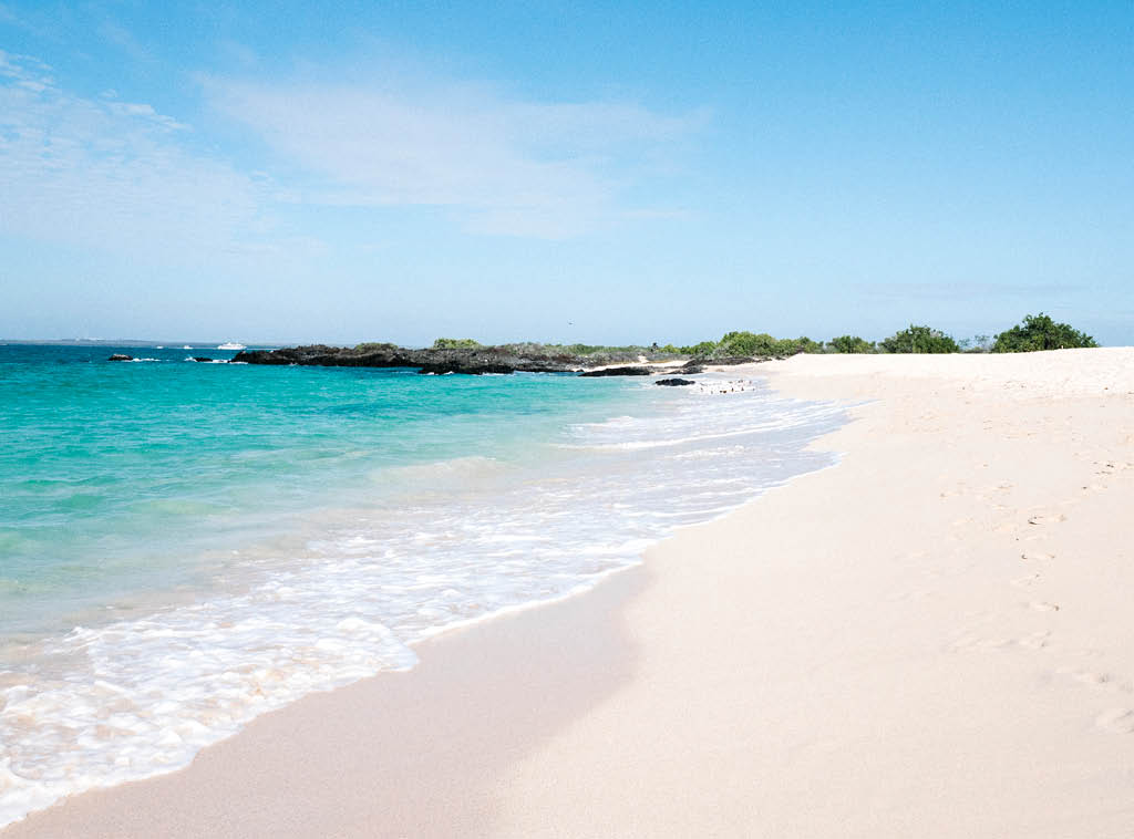 Beautiful beach at the Gal pagos Islands, Ecuador