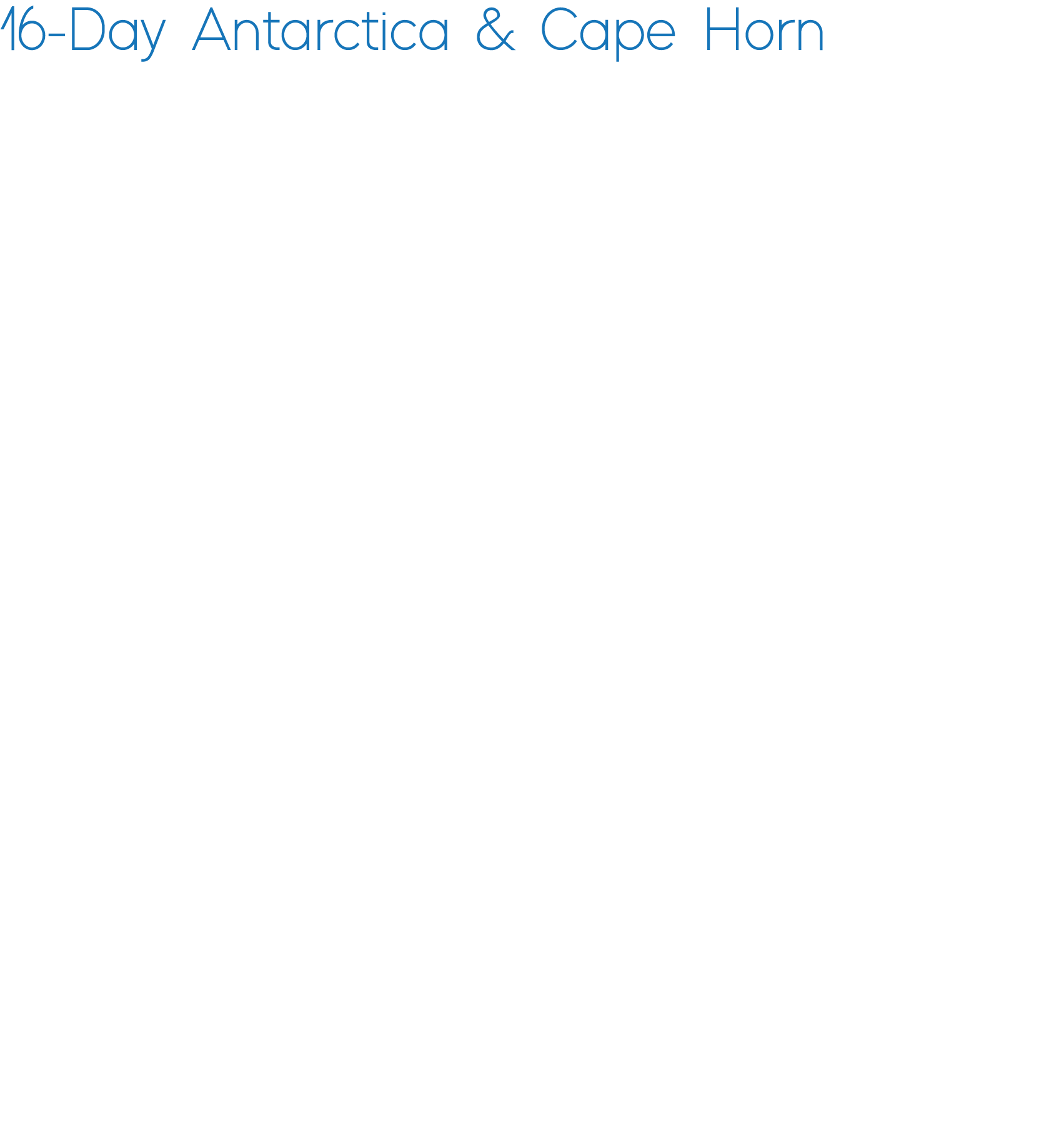 16-Day Antarctica & Cape Horn Wed, Jan 04, 2023 on Sapphire Princess Buenos Aires, Argentina to Santiago (San Antonio...
